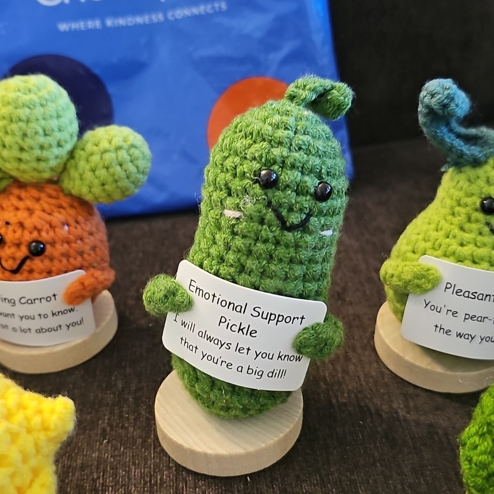 Cheerspace Handmade Crochet Fruit & Veggie Amigurumi Set - Multicolor - Picture 10 of 10